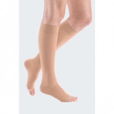 Compression socks Mediven Elegance below-knee stocking with open toes 2