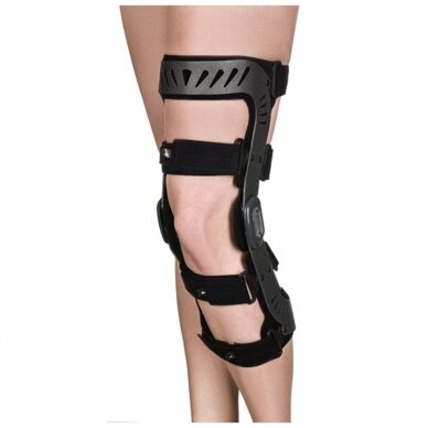 FOLLOW KNEE BRACE WITH REGULATED RANGE OF MOTION