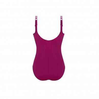 Boho Vibes Half Bodice Swimsuit - Berry Sorbet/Print 4