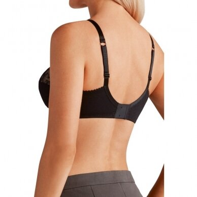 Ellen Wire-Free Bra - Black/ Nude 1