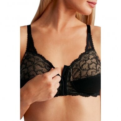 Ellen Wire-Free Bra - Black/ Nude