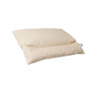 Buckwheat Hull Pillow (60×50 cm, neutral) 2