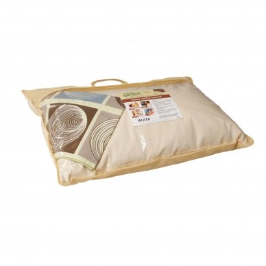 Buckwheat Hull Pillow (60×50 cm, neutral) 3