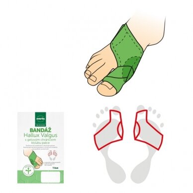 HALLUX VALGUS BANDAGE WITH GEL TOE PROTECTOR 4