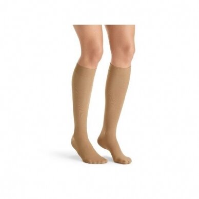 JOBST UltraSheer below-knee stocking with close toes, honey