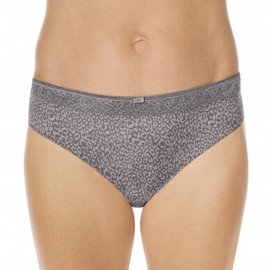 Bliss Panty - Dark grey/light grey