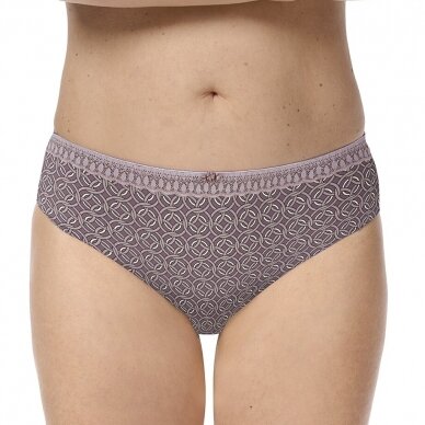 Liz Brief - mauve / multi