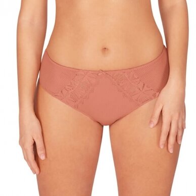 Natural Moment High Waist Brief - Faded Rose