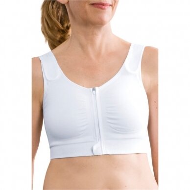 Leyla Seamless Surgical Bra - white