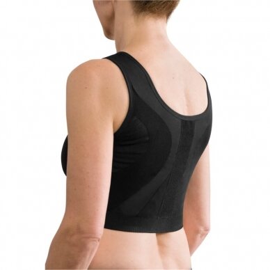 Leyla Seamless Surgical Bra - Black 1