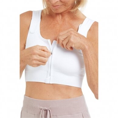 Pamela Seamless Surgical Bra - white 1