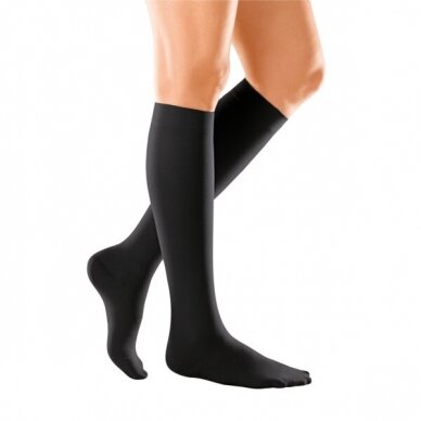 Compression socks DUOMED below-knee stocking with close toes, shorter lenght