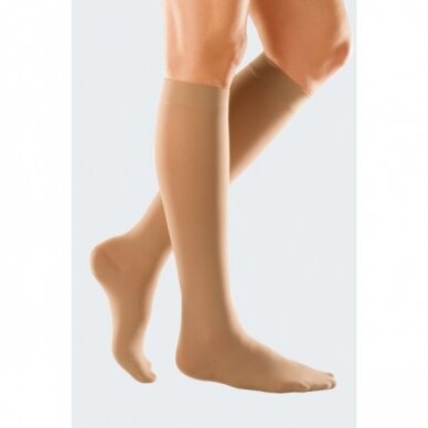 Compression socks DUOMED below-knee stocking with close toes, shorter lenght