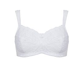 Rebecca non-wired bra - white 2