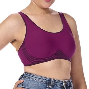 Clarissa Non-Wired Bra - magenta/multi 1