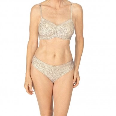 Bliss Padded Wire-Free Bra - Off-White/Sand