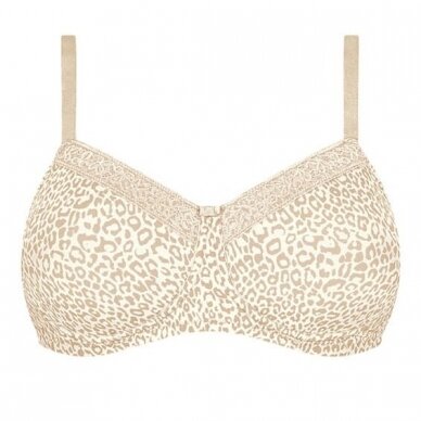 Bliss Padded Wire-Free Bra - Off-White/Sand 2