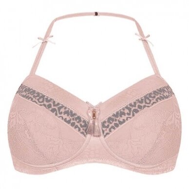 Cherish Padded Wire-Free Bra - Dreamy Pink/Light Grey 5