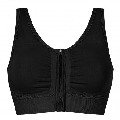 Emilia Seamless Comfort Bra - Black 2