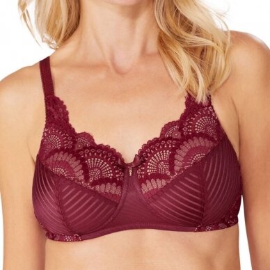 Karolina Non-Wired Padded Bra - bordo