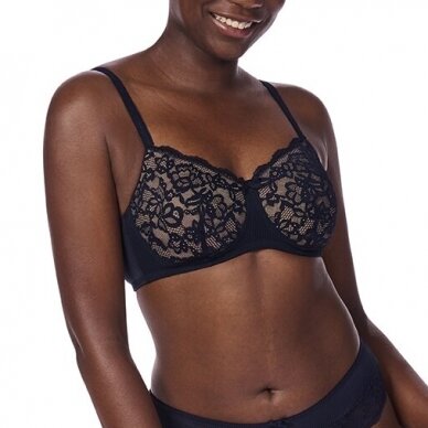 Kyra Non-Wired Padded Bra - dark blue/sand 1