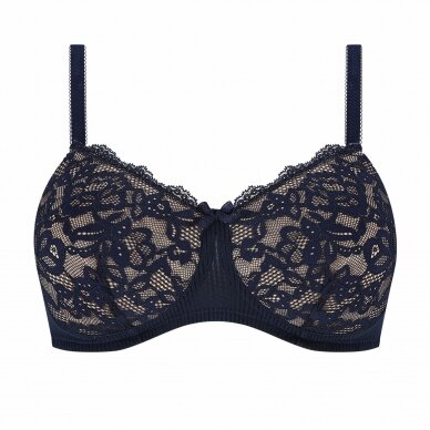 Kyra Non-Wired Padded Bra - dark blue/sand 3