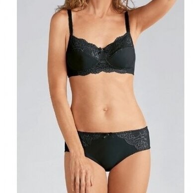 Lilly non-wired bra - black