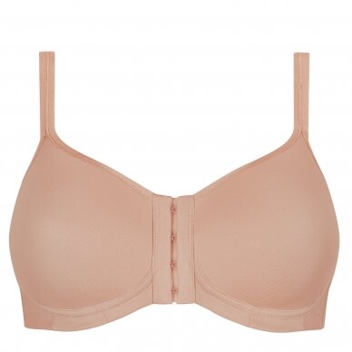 Mara Non-wired Front Closure Padded Bra - Light Sand 3