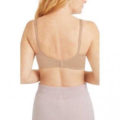 Mara Non-wired Front Closure Padded Bra - Light Sand 2