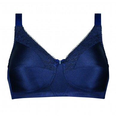 Nancy Non-wired Bra - Dark Blue 1