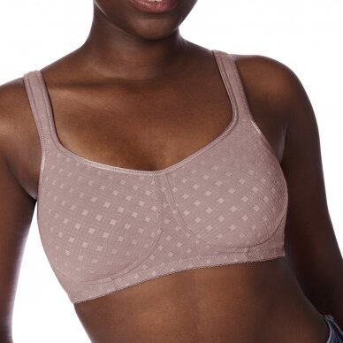 Tiana Non-Wired Bra - mauve 1