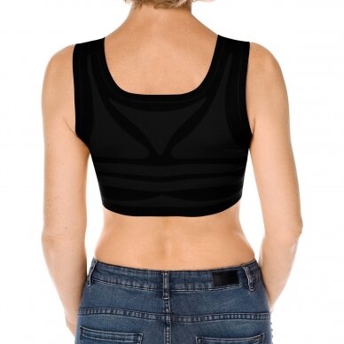 Lymph Flow Front Closure Soft Bra - Black 3