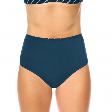 Timeless Chic High-Waist Swim Brief - Dark teal 6