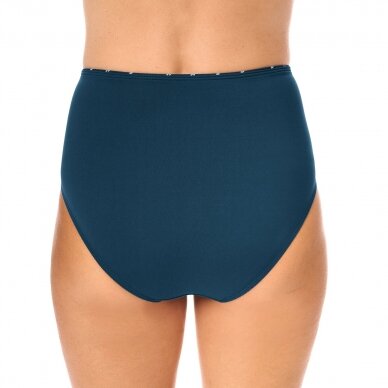 Timeless Chic High-Waist Swim Brief - Dark teal 7