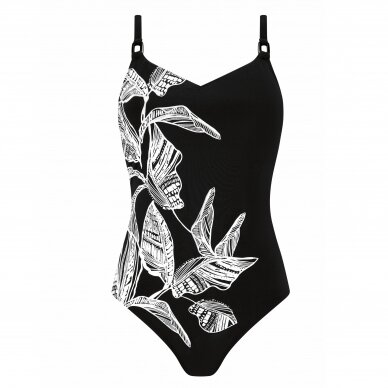 Lanzarote One-Piece Swimsuit - black/white 3