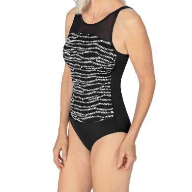 Reflection Half Bodice High Neckline Swimsuit 1