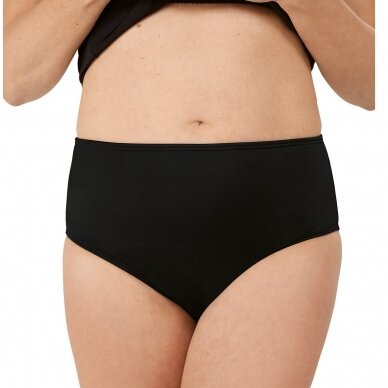 Mykonos High Waist Bikini Bottoms - black