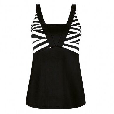 Faro Tankini Top - black/white 2