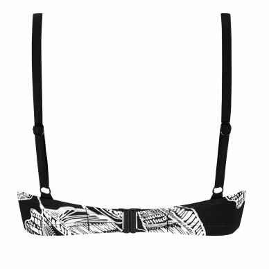 Lanzarote Non-Wired Bikini Top - black/white 3