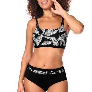 Lanzarote Non-Wired Bikini Top - black/white