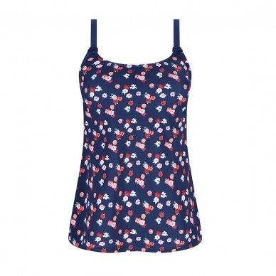 Elba Tankini Top - navy/multi 2