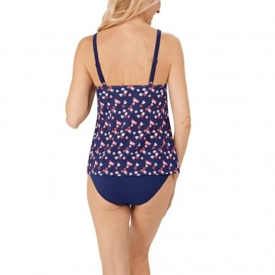 Elba Tankini Top - navy/multi 1