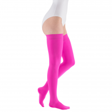 Compression socks Mediven Elegance thigh-length, magenta