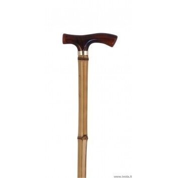 Bamboo imitation wooden walking stick