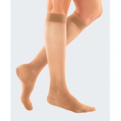 mJ-1 metropole® below-knee stocking, honey