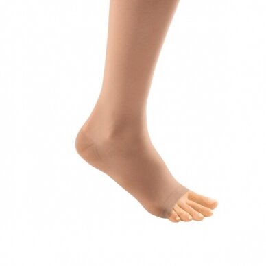 Compression socks Sheer & Soft below-knee stocking with open toes 2