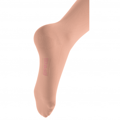 Compression socks Mediven Elegance thigh-length stocking with open toes, rose 1