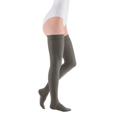 Compression socks Mediven Elegance thigh-length stocking with close toes