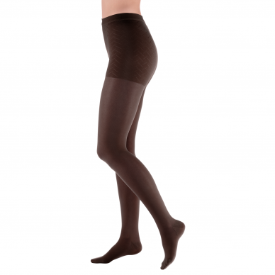 Compression pantyhose Mediven Elegance, dark brown 1