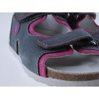 Kids orthopedic shoes grey/pink T115B 1